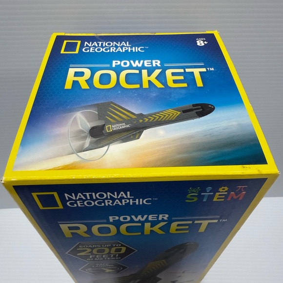 NATIONAL GEOGRAPHIC Stem Power Rocket 20 Launches Per Charge 200Ft 3 Flight Mode - Picture 6 of 8